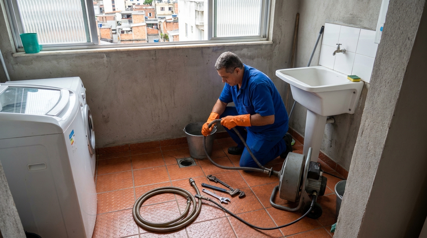 Limpeza Profunda de Ralos na Santa Fé, Uberaba‑MG
